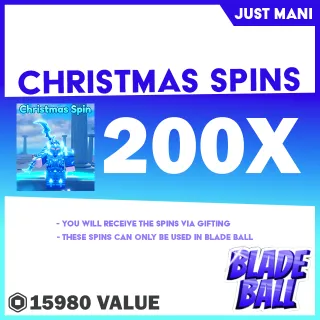 Blade Ball Christmas Spins