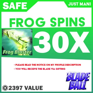 Blade Ball Frog Spins