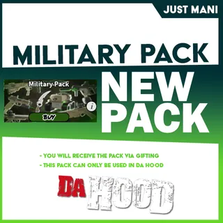 Da Hood Military Pack