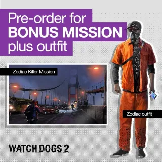 Watch Dogs 2 - Zodiac Killer Mission DLC Xbox ONE