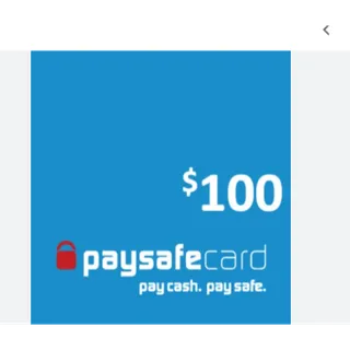 Paysafecard 100 USD