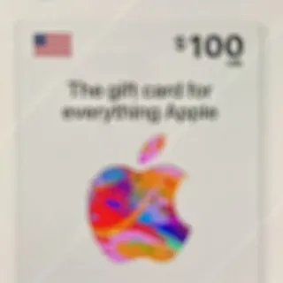 $100 Apple Gift Card (US)