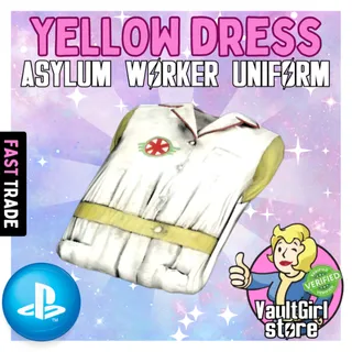 Yellow Asylum Dress - PS4/PS5