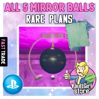 ALL 5 MIRROR BALL PLANS - PS4/PS5