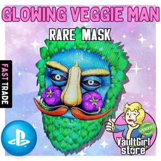 Glowing Veggie Man Mask - PS4/PS5