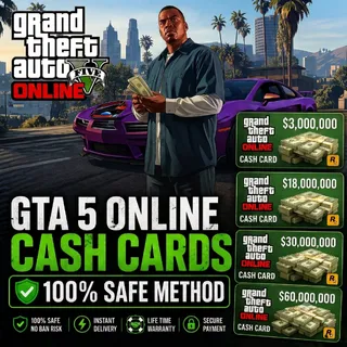 No Need Your Login/GTA 5 Enhanced & Legacy Money/60 Million/100% Safe / No Suspend / Guranteed...