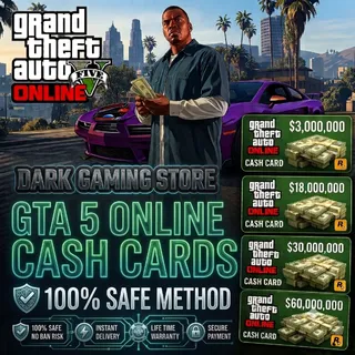 NO NEED YOUR LOGIN/GTA 5 ENHANCED & LEGACY MONEY/3 MILLION/100% SAFE / NO SUSPEND / GURANTEED / ONLY PC