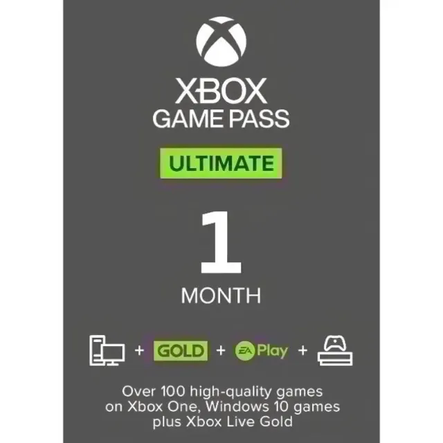 Xbox Game Pass Ultimate Month Xbox Game Pass Gift Card Gameflip