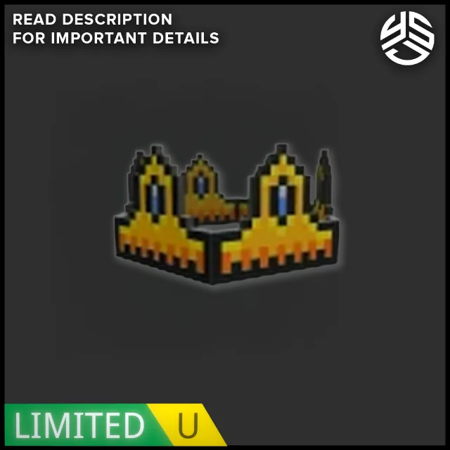 8-BIT ROYAL CROWN [8BRC] - LIMITED - Roblox Game Item - Gameflip