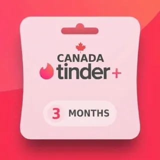 Tinder plus CANADA 🇨🇦 : 3 months Key 🔑 