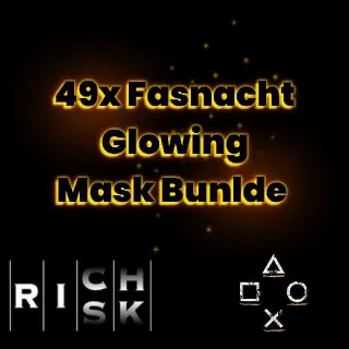 49x Glowing Mask Bunlde.