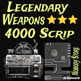 100 Legendary Weapon⭐⭐⭐4000 Scrip