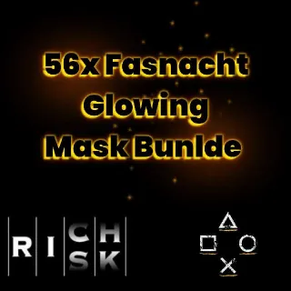 56x Glowing Mask Bunlde