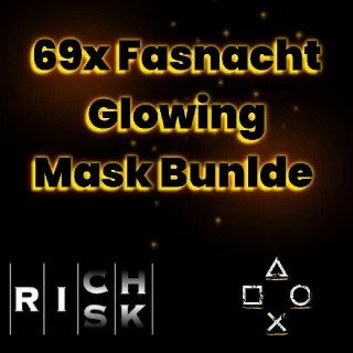 69x Glowing Mask Bunlde
