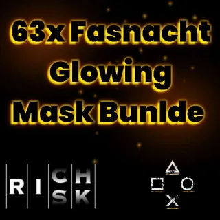 63x Glowing Mask Bunlde