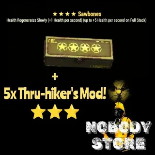 5x Sawbones + 5x Thru-hiker's Mod!