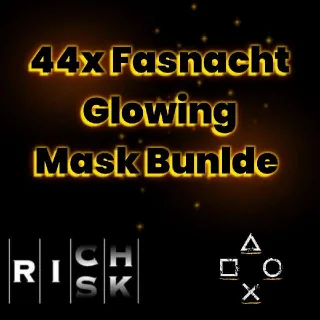 44x Glowing Mask Bunlde.