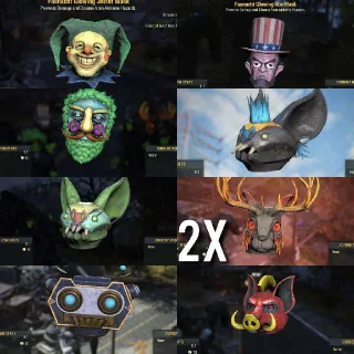 9x Glowing Mask Bundle