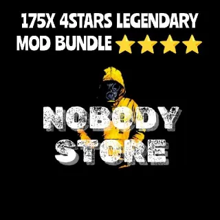 175x 4Stars Legendary Mod Bundle⭐⭐⭐⭐