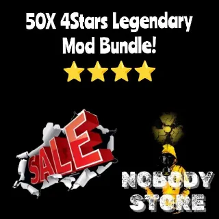 50X 4Stars Legendary Mod Bundle!
⭐⭐⭐⭐