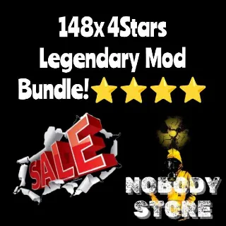 148x 4Stars Legendary Mod Bundle!⭐⭐⭐⭐