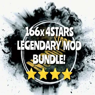 166x 4Stars Legendary Mod Bundle⭐⭐⭐⭐