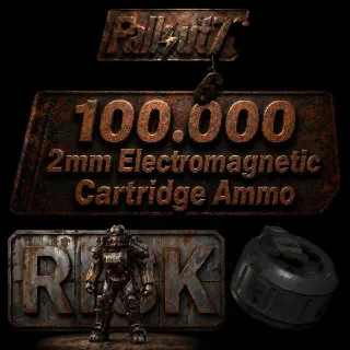 100.000 Electromagnetic Cartridge Ammo.