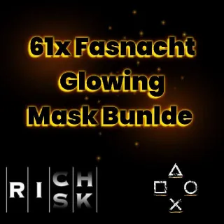 61x Glowing Mask Bunlde