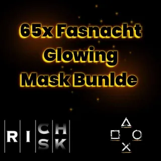 65x Fasnacht Glowing Mask Bundle