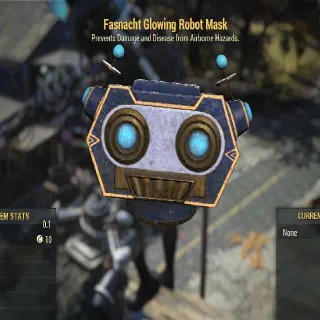 Fasnacht Glowing Robot Mask