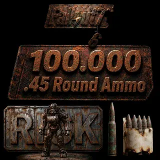 100.000 45 Round Ammo.