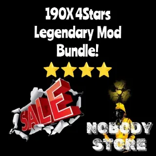 190X 4Stars Legendary Mod Bundle!
⭐⭐⭐⭐