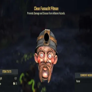 Clean Fasnacht Pitman Mask