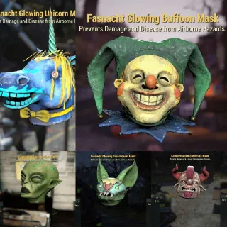 5x Glowing Mask Bundle.