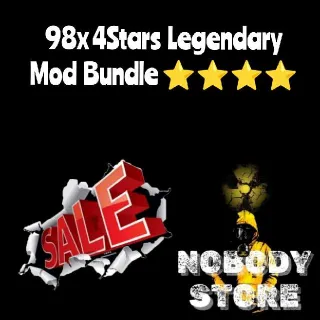 98x 4Stars Legendary Mod Bundle ⭐⭐⭐⭐