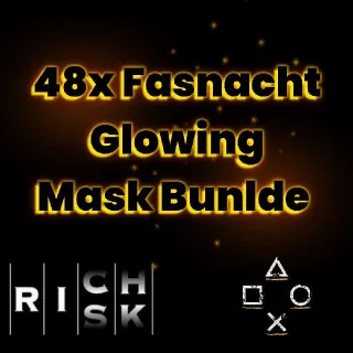 48x Glowing Mask Bunlde.