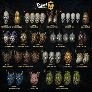 40x Glowing Mask Bundle.