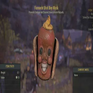 New Fasnacht Brat Boy Mask