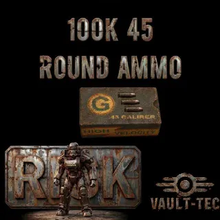 100.000 45 Round Ammo