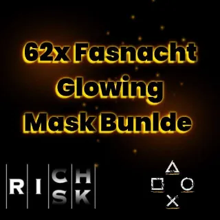 62x Glowing Mask Bunlde