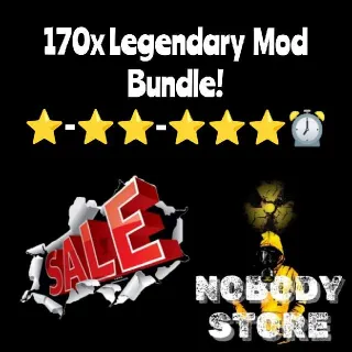 170x Legendary Mod Bundle!⭐-⭐⭐-⭐⭐⭐⏰