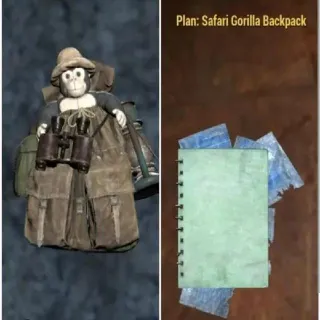 Safari Gorilla Backpack.