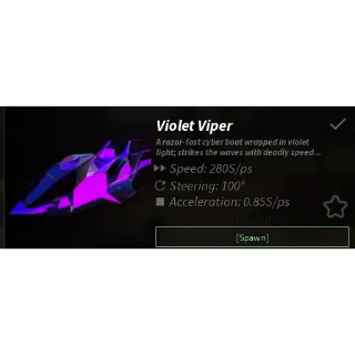 Violet Viper - Fisch