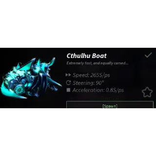 Cthulhu Boat - Fisch