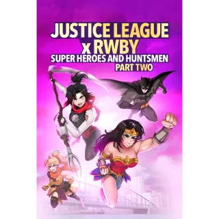 Justice League x RWBY: Super Heroes & Huntsmen, Part Two 4K/UHD MA MOVIES ANYWHERE DIGITAL REDEEM U.S. US
