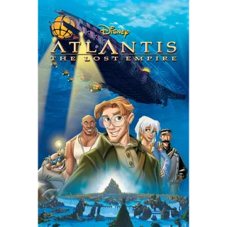 Atlantis: The Lost Empire HD MA Movies Anywhere Digital Redeem U.S. US