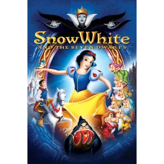 Snow White and the Seven Dwarfs HD MA digital redeem U.S. US 