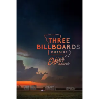 Three Billboards Outside Ebbing, Missouri HD MA Movies Anywhere Digital Redeem U.S. US
