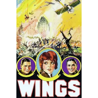 Wings 1927 Classic HD Vudu/Fandango At Home or U.S. itunes Digital Redeem US