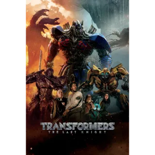 Transformers: The Last Knight HD Vudu Digital Redeem Transformers U.S. US